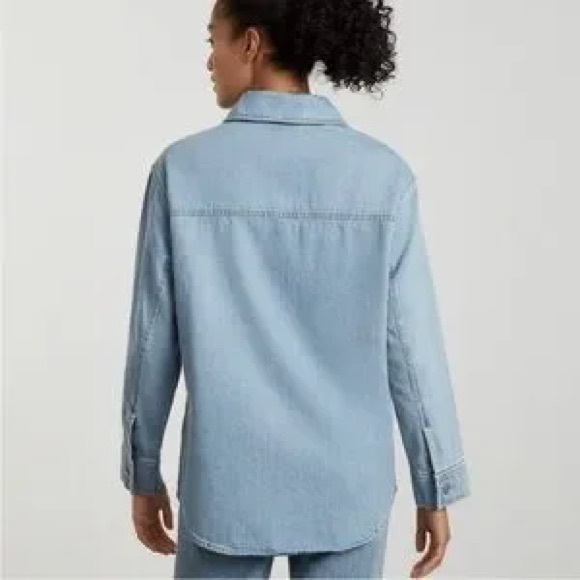Everlane denim shirt jacket - Picture 5 of 10